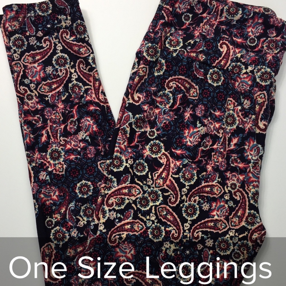 Lularoe Paisley One Size Leggings